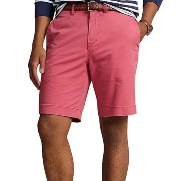 Polo Ralph Lauren Shorts Men's Size 34 Classic Fit 9" Chino Nantucket Red - Picture 1 of 15